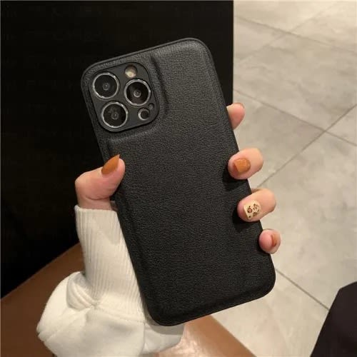Mutual Leather Case For Iphone 13 Pro Max - Black