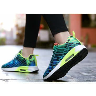Unisex Sports Sneakers - Green