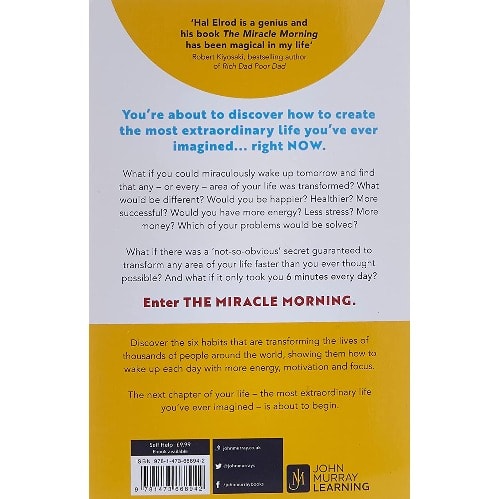 The Miracle Morning: The 6 Habits That Will Transform Your Life Before 8am By Hal Elrod