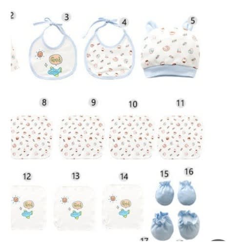 Cartoon Inspired 18pcs Clothing Gift Set