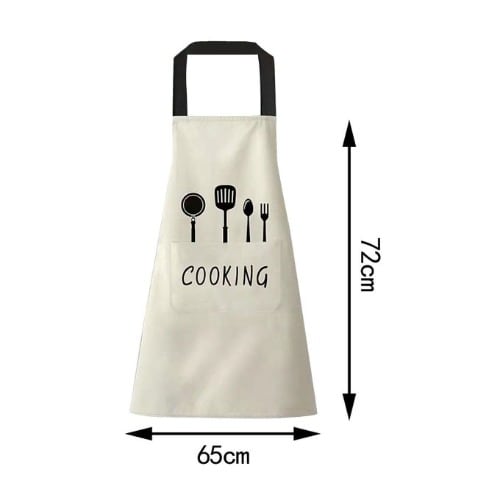 Adjustable Kitchen Apron - White