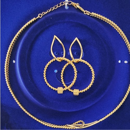 Elegant Gold Plated Jewelry Set