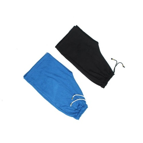 Men's Plain  2-in-1 Short - Royal Blue And Black