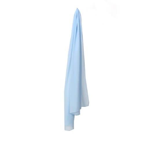 Plain Chiffon Hijab - Blue
