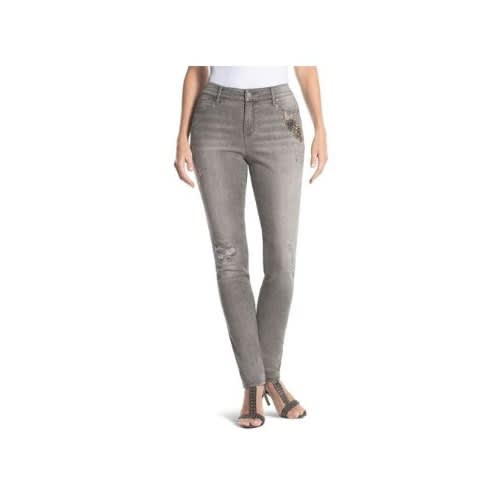 Platinum Embellished Jeggings