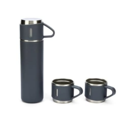 Vacuum Water Flask With 3 Cups - 500ml
