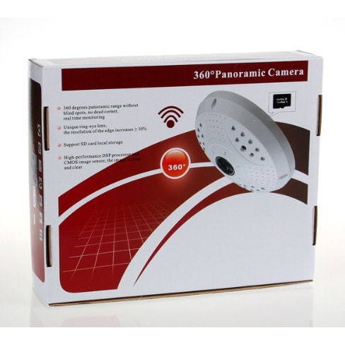 360 Degree Panoramic Fish Eye Covert Camera
