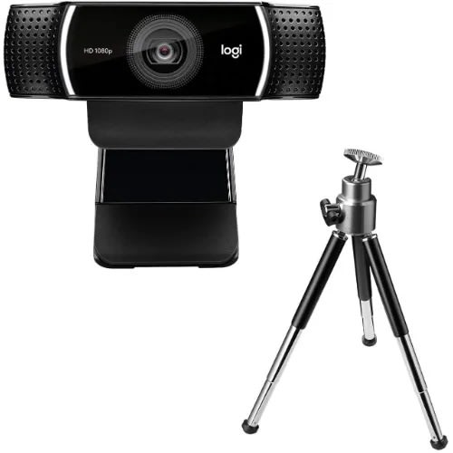 Pro Stream Webcam 1080p Camera For Hd Video Streaming & Recording With Tripod Included C922