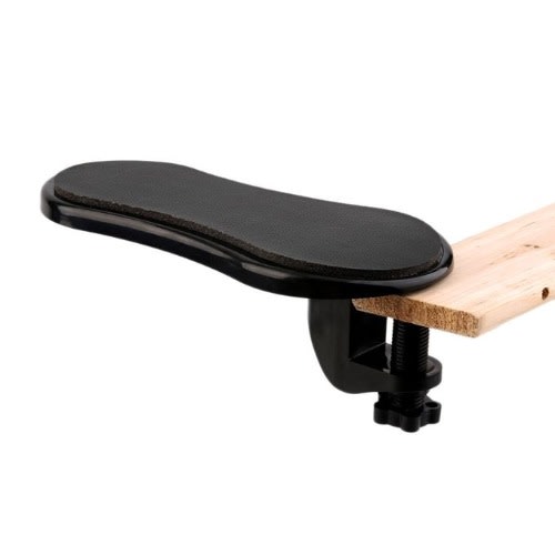Desk Attachable Home And Office Computer Arm Rest Support - Black