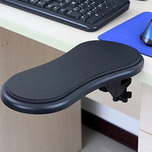 Desk Attachable Home And Office Computer Arm Rest Support - Black