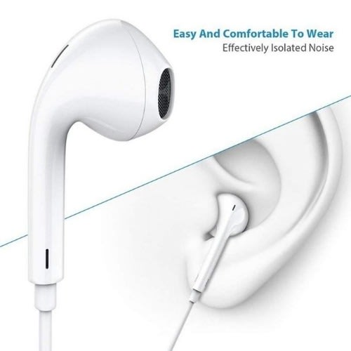 Wired Earphone In-ear Noise Cancelling Microphone Headphones Type C