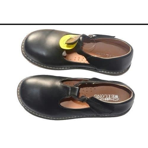 Girl School Shoes - Black