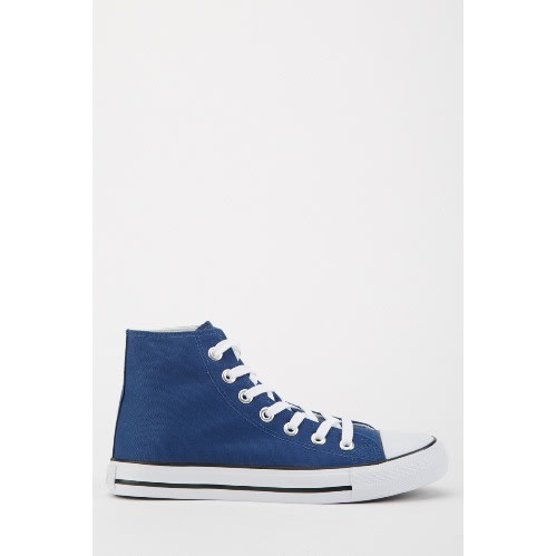 Men's High Top Sneakers - Blue
