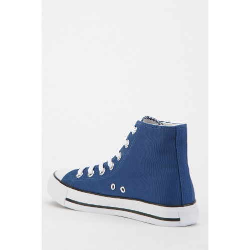 Men's High Top Sneakers - Blue