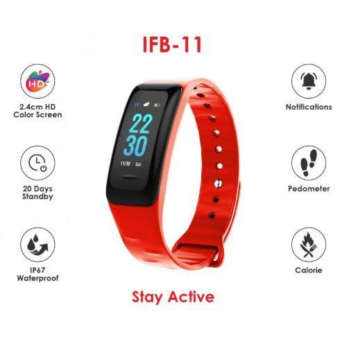 Hd Active Smart Fitband- Waterproof Ifb-11