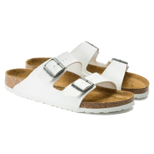 2 Straps Birkenstock Slippers - White