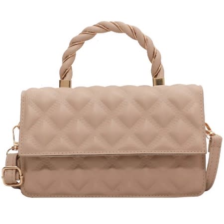 Quilted Mini Pu Leather Handbag
