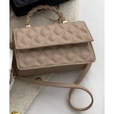 Quilted Mini Pu Leather Handbag