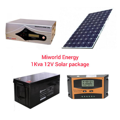 1kva 12v + Solar Panel