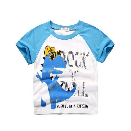 Rockstar T-shirt For Kids -Blue