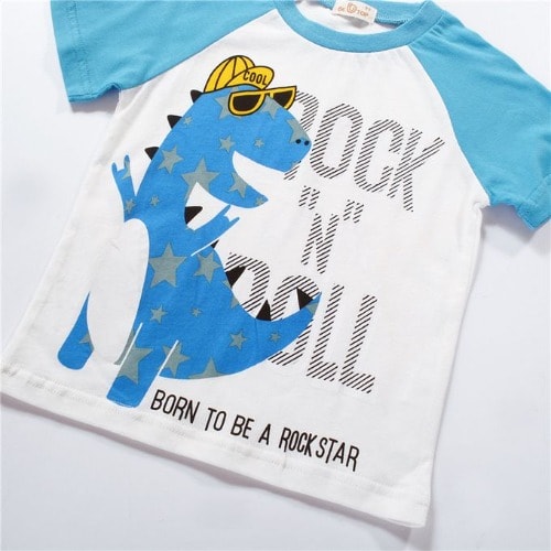 Rockstar T-shirt For Kids -Blue