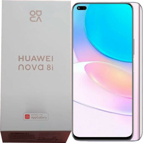 Nova 8i -6.67" Android 10 - 8GB RAM + 128GB ROM - 64mp + 8mp -Dual Sim - Silver