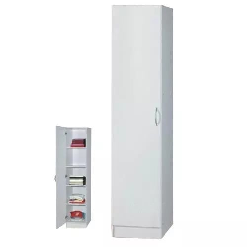 5 Rack Bedroom Storage Wardrobe - White