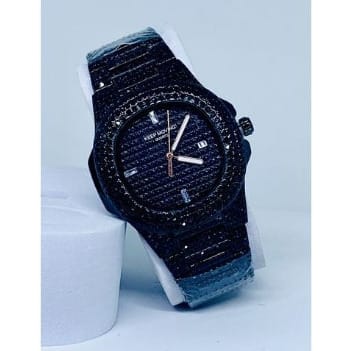 Black Solid Men Ice Watch