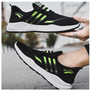 Sports Sneakers - Black Green