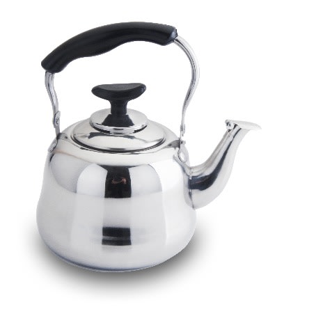 Stainless Steel Whistling Kettle For Family And Camping - 4L