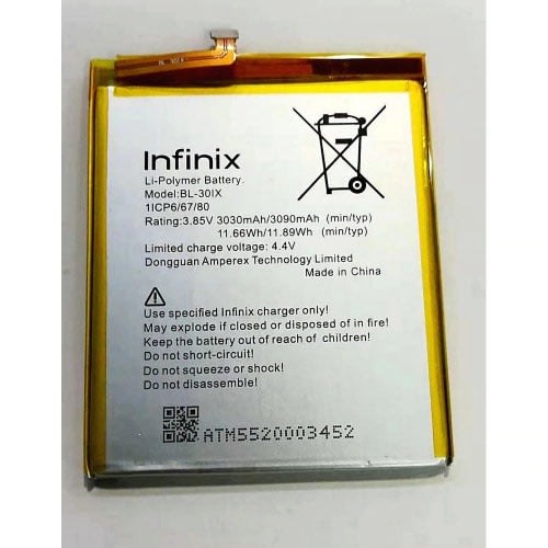 Infinix Backup Mobile Phone Battery - BL-30IT