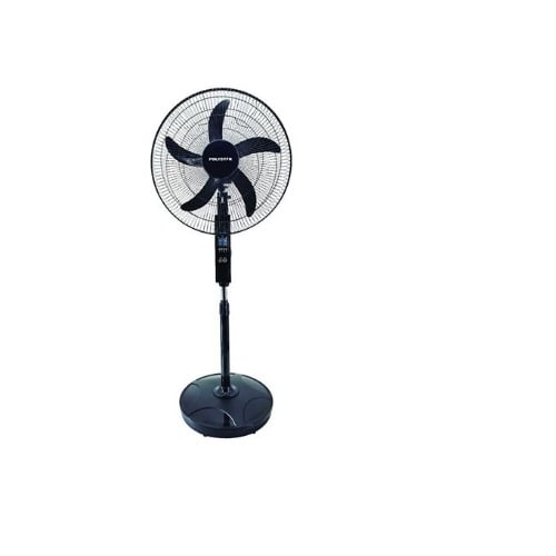 18" Rechargeable Pedestal Fan Black Pv-1807b