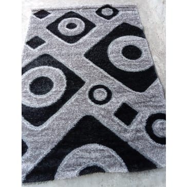 3 By 5ft Pattern Multicolor Center Shaggy Rug