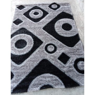 3 By 5ft Pattern Multicolor Center Shaggy Rug