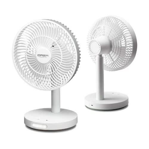 Ergonomic Design Rechargeable Fan Qrf-2827 - 12W - 7