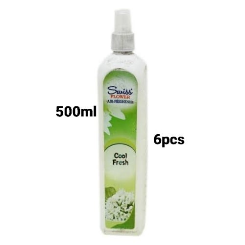 Swiss Flower - Cool Fresh Air Freshener - 6 Pieces - 500ml