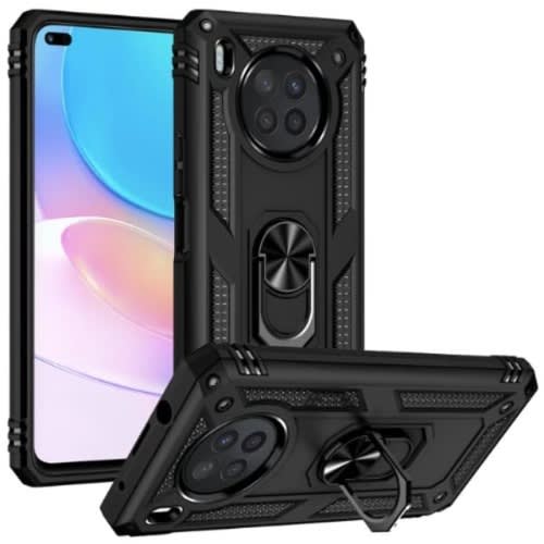 Rugged Protective Back Cover For Huawei Y9a Black