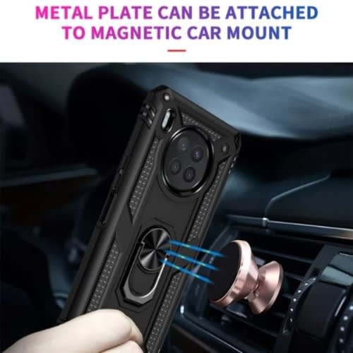 Rugged Protective Back Cover For Huawei Y9a Black