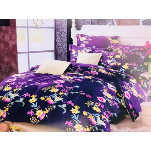 Floral Print Duvet With 2 Free Pillow Cases