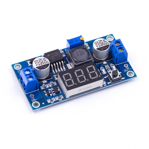 LM2596 Adjustable Step-Down Power Module With Digital Display