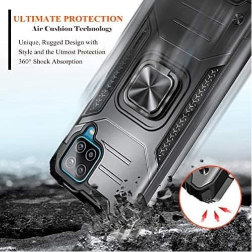 Heavy Duty Defender Shockproof Case For Samsung Galaxy A12
