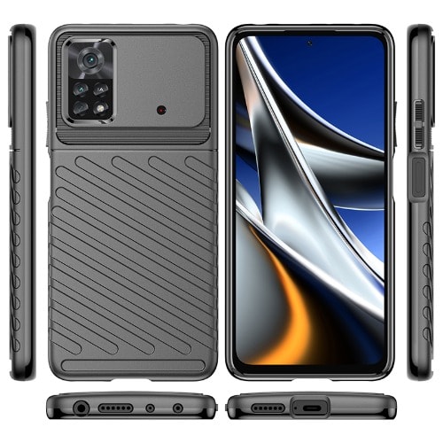 Silicone Shield Case For Poco X4 Pro 5G