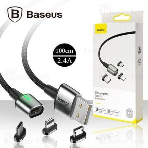 Zinc Magnetic Cable - Lightning Micro & USB Type C