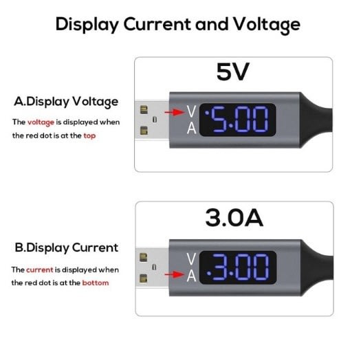 Output Display Charging Cable For Android Phone - Micro
