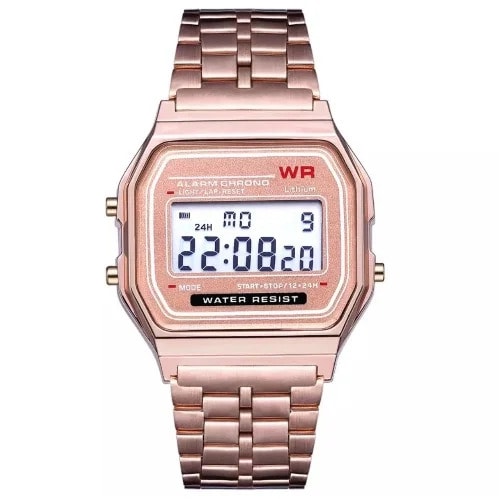 Men's Illuminator Stainless Steel Wrist Watch - Rose Gold