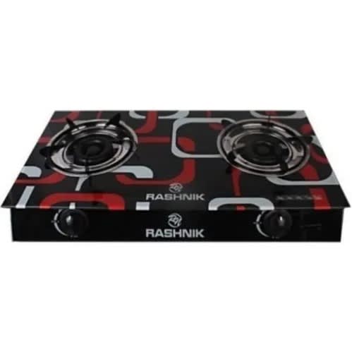 Glass Top Double Gas Stove