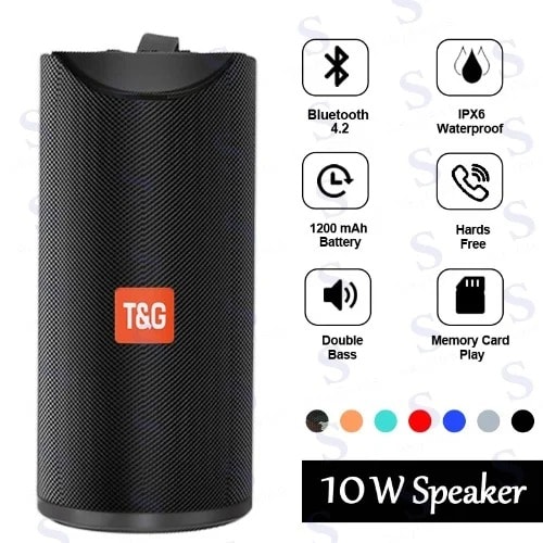 Portable Bluetooth Wireless Speaker With Radio - Tg-113