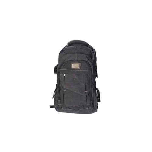 Rugged Cam Thick Backpack- Black