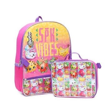 Shopkins Spk Vibes Backpack With Detachable Lunch Bag
