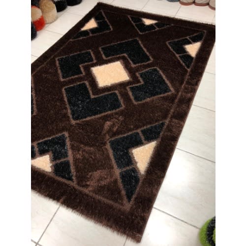 3 By 5ft Pattern Multicolor Center Shaggy Rug
